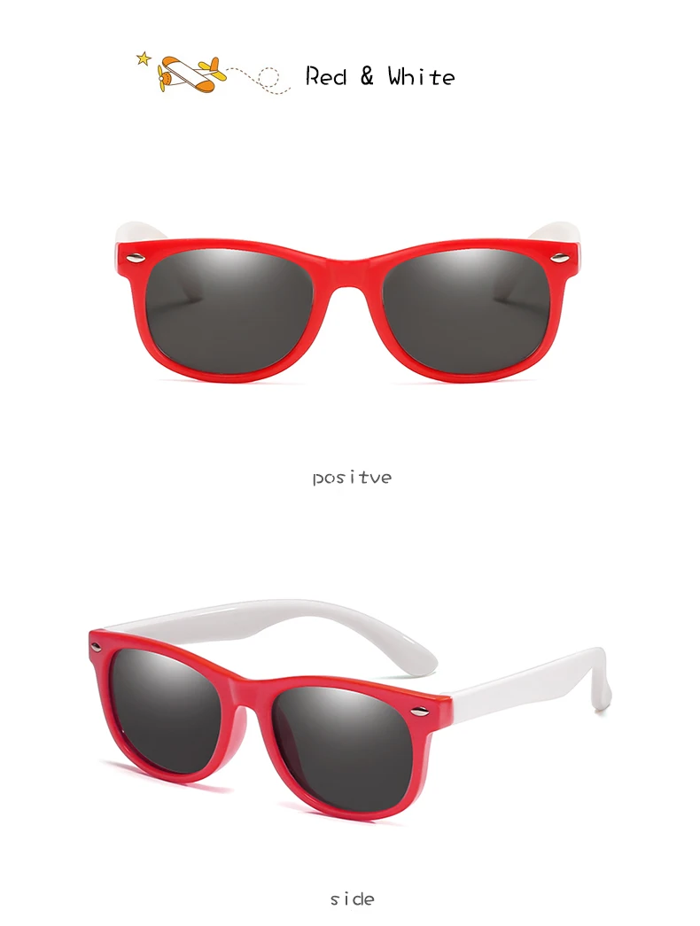 Flexible Polarized Kids Sunglasses Children's Sun Glasses for Baby Sunglasses Girls Boys Eyeglasses 1.5-11 Years Kids Glasses