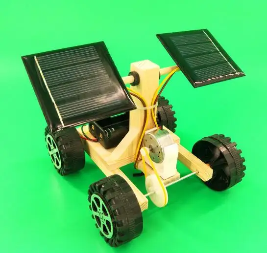 Солнечный игрушечные лошадки Lunar Detect Rover на солнечных батареях автомобиля создание изобретения научный эксперимент игрушка наука модель