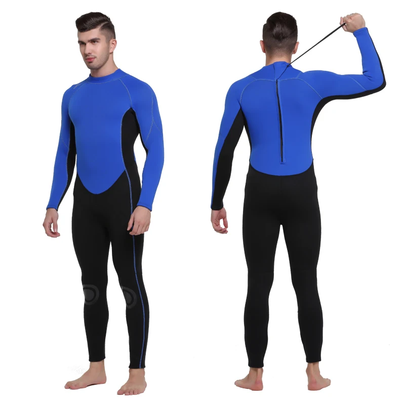

SBART 3mm Neoprene Wetsuits Full Body Diving Surfing Suits for Men Snorkeling Underwater Hunt Spearfishing Triathlon Wet Suit M