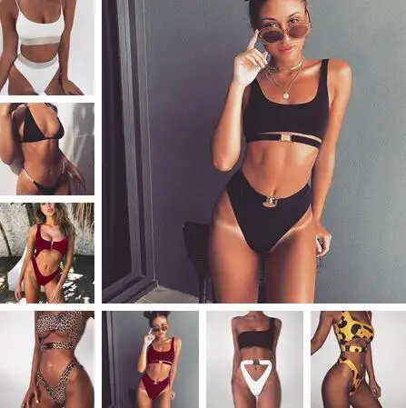 Brand Brazilian Bikini 2018 Swimwear Women Swimsuit Sexy Push Up Bikinis Set Bathing Suit Beachwear Swim