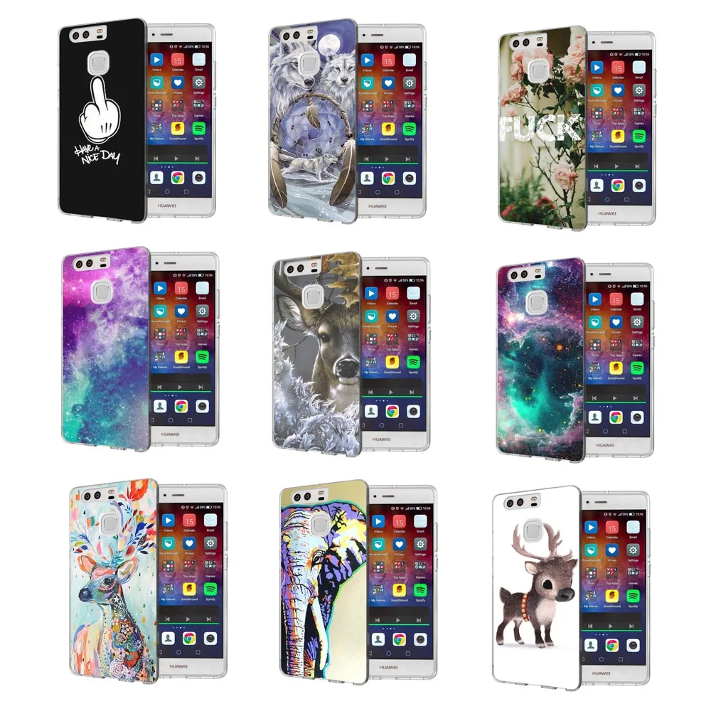 Для Huawei P9lite/P8 Lite 2016 2017 Y5 II 2 Y5ii/Y6 Compact/Honor 5A LYO-L21 Мягкий ТПУ силиконовый прозрачный