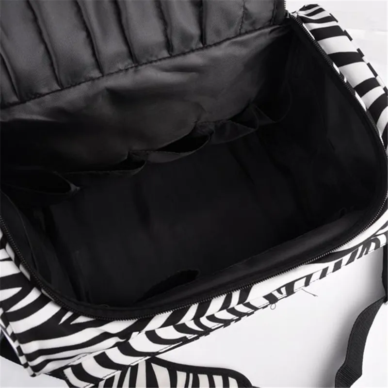 Professional Hair Tool Bag Zebra Design Hairdressing Salon Portable Professional Hair Tool Bag Zebra Design Hairdressing Salon Portable Case For Styling Tools Storage In Scissors From Beauty Health On