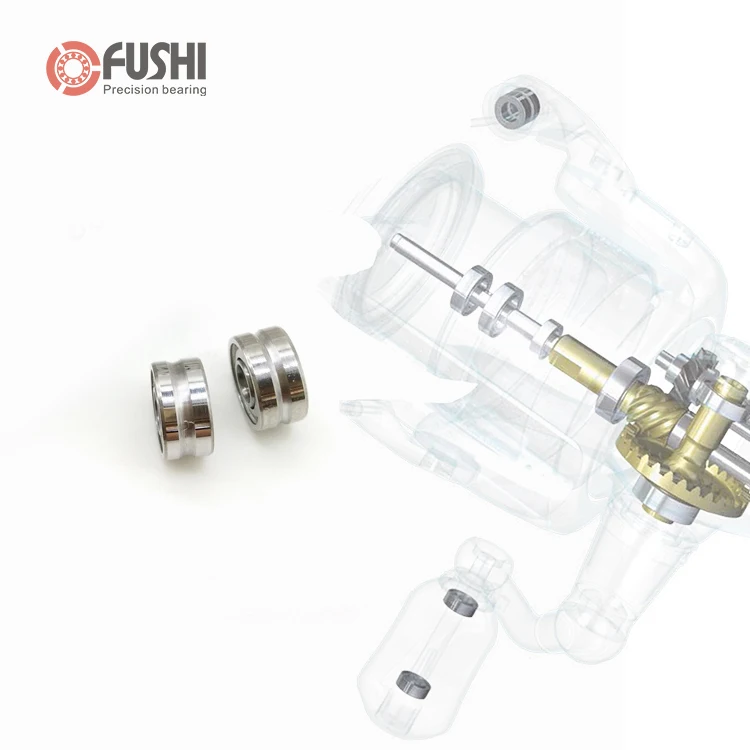 

MR62zz " U " Groove Type Bearing 2*6*3 mm ( 2 Pcs ) ABEC-3 Miniature Fishing Rod Reel Pulley MR62 U Ball Bearings