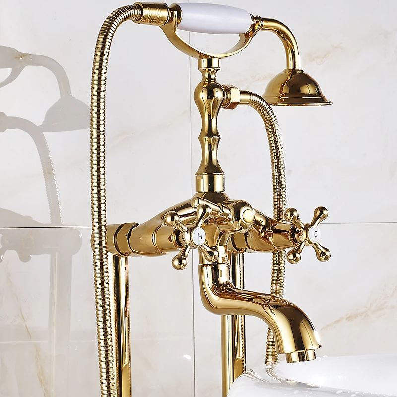 Смеситель для ванной комнаты с двойной ручкой|mixer bath|shower setbrass shower set |