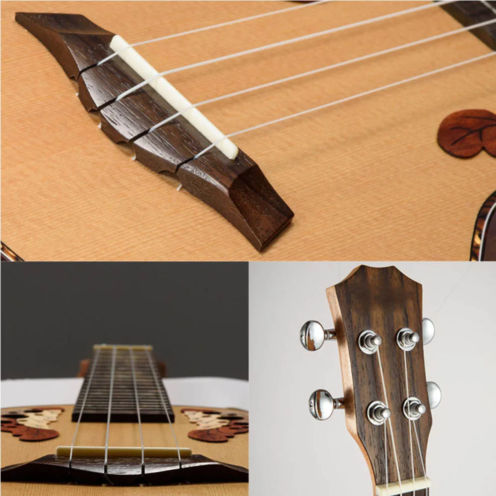 

4 Pcs/Set Nylon Bass Strings Mini Guitar Parts Accessories Ukulele Strings