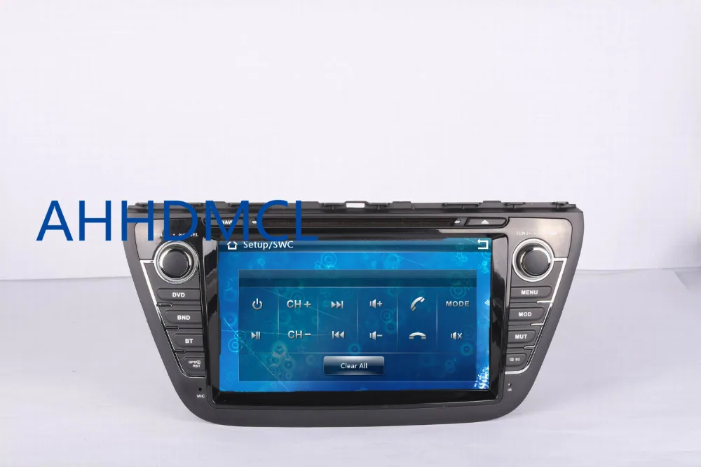 Discount AHHDMCL Car Multimedia Player DVD Stereo Audio Radio GPS Navigation For Suzuki SX4 2013 2014 2015 2016 2017 3