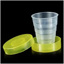 Горячие Портативный складной выдвижной Еда-Класс PP Кубок Кружка разные цвета