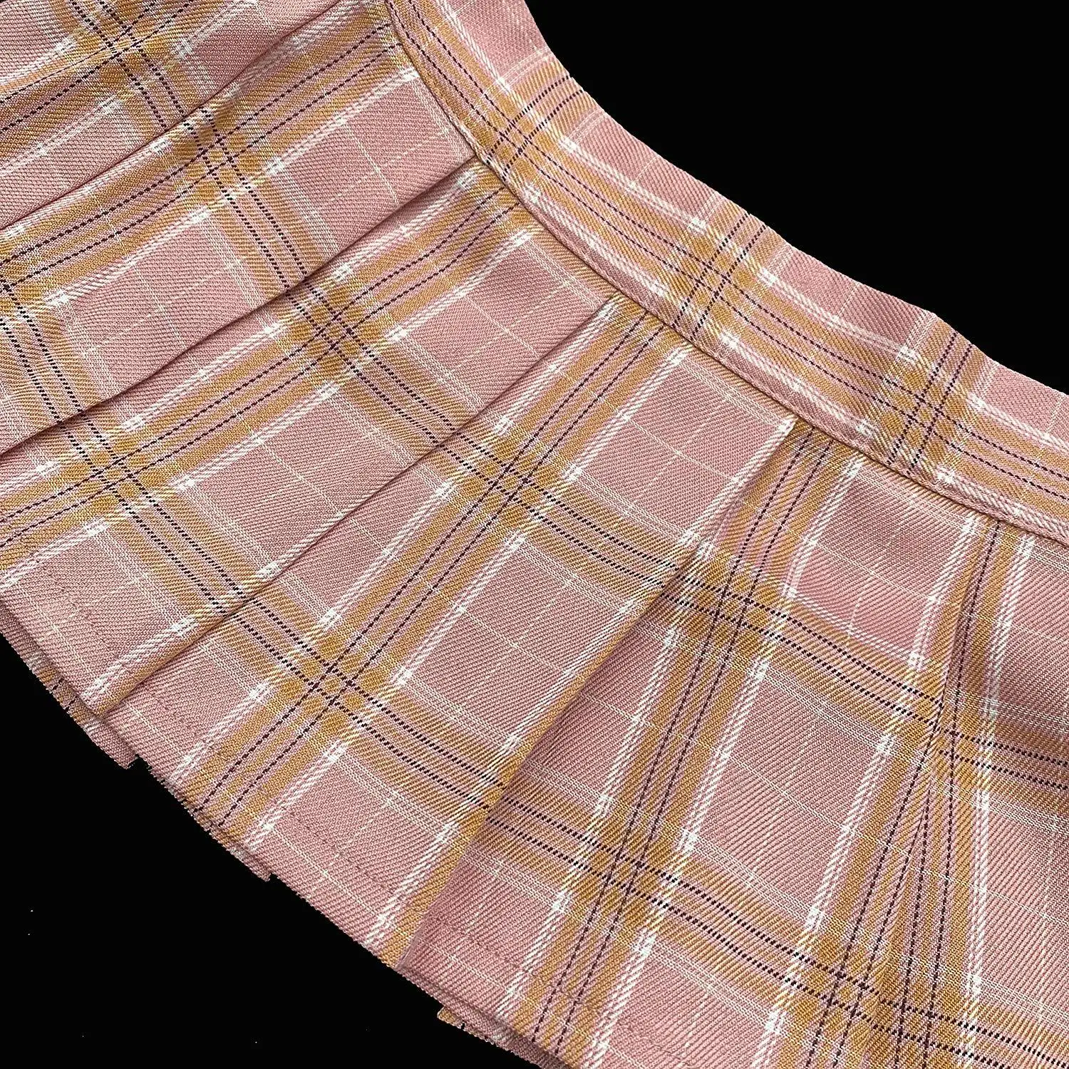Женская клетчатая юбка Школьницы Костюм для ролевых игр плиссированная мини-юбка микро короткое платье косплей