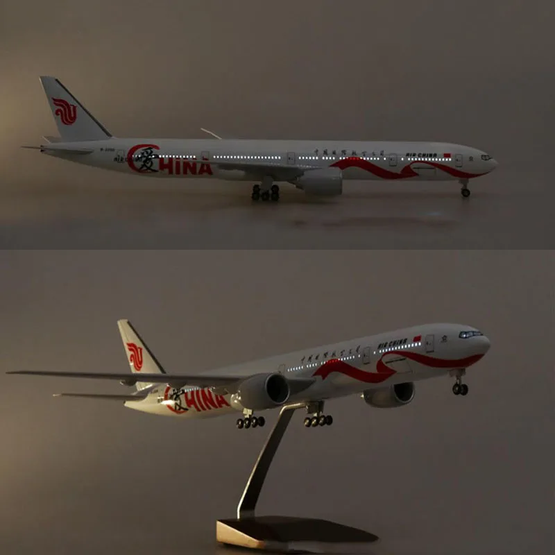 47 см 1/157 Boeing 777 B777 Dreamliner самолет надувная фигура сплав airframe W шасси и легкие игрушки самолеты самолет с фиксированным крылом