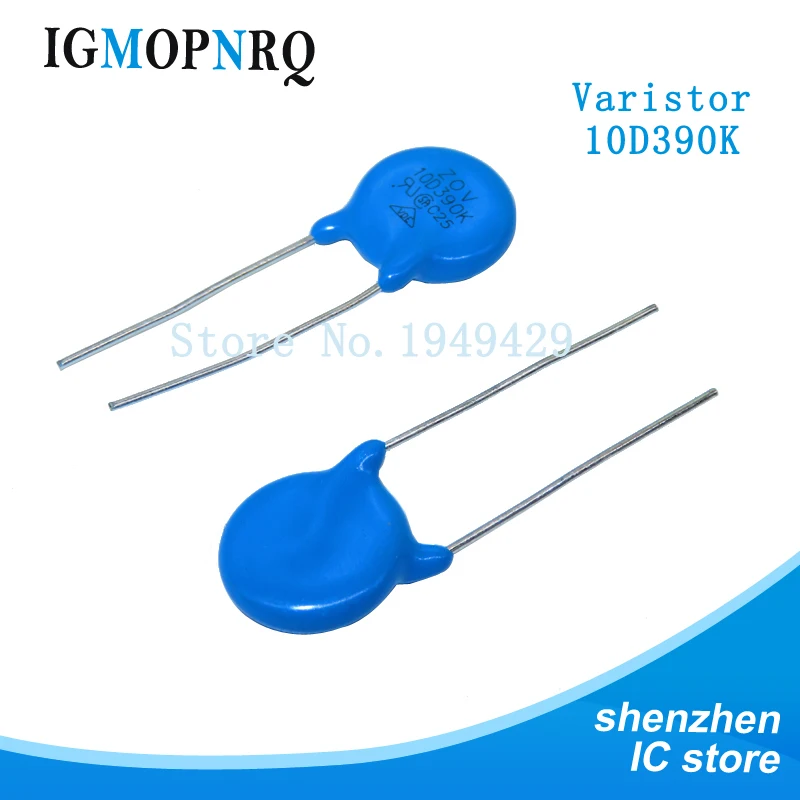 Фото 10 шт. Piezoresistor Варистор серии 7D 10D 14D 7D151K 7D271K 10D270K 10D101K 14D471K 14D521K 7D431K 10D390K 10D561K резистор №5