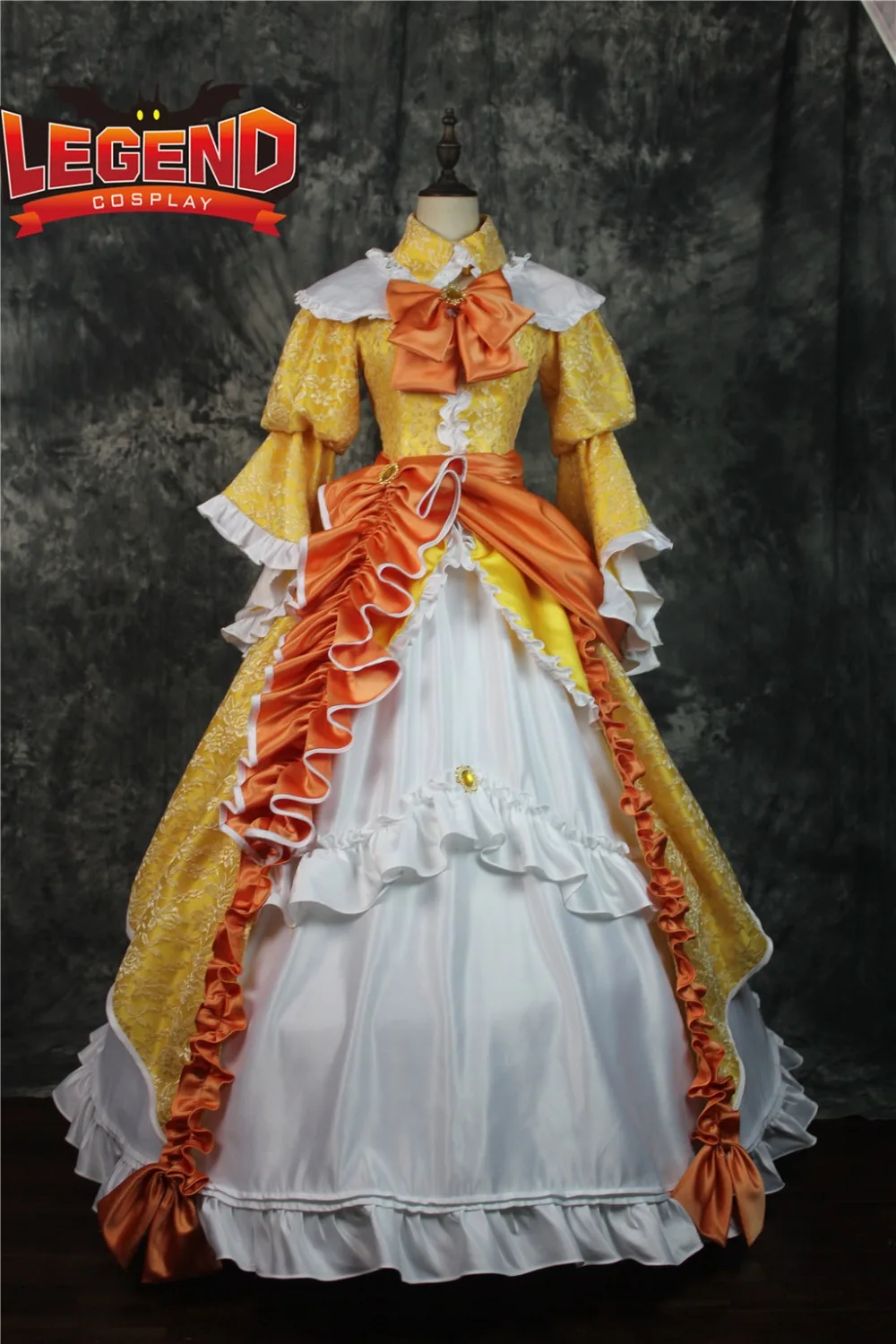 

Vocaloid women's Aku no Musume Kagamine Rin Cosplay Costume Rode Lolita Evening Dress ball gown custom made
