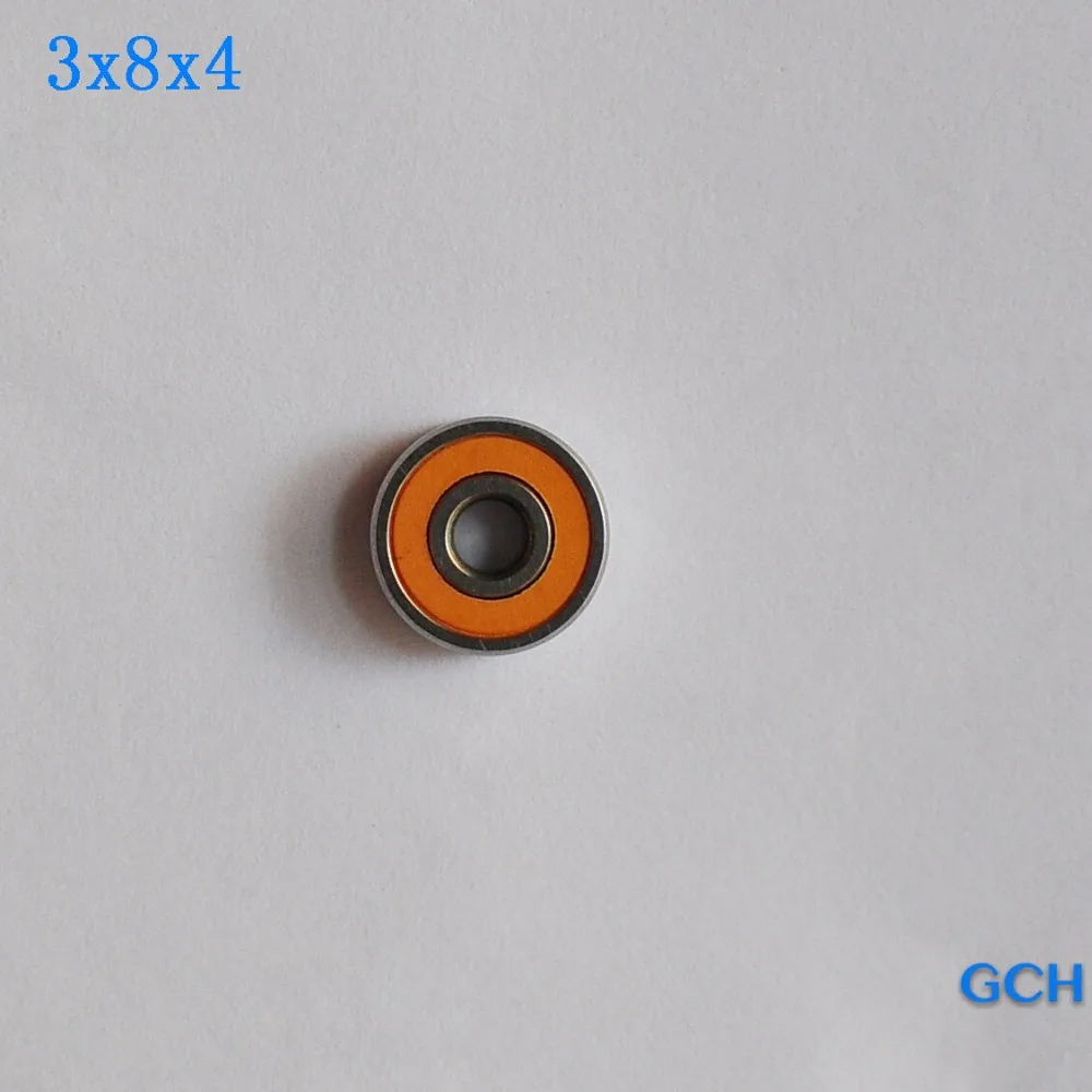 Бесплатная доставка 3X8X4mm SMR693C 2OS ABEC7 гибридные керамические подшипники рыболовной
