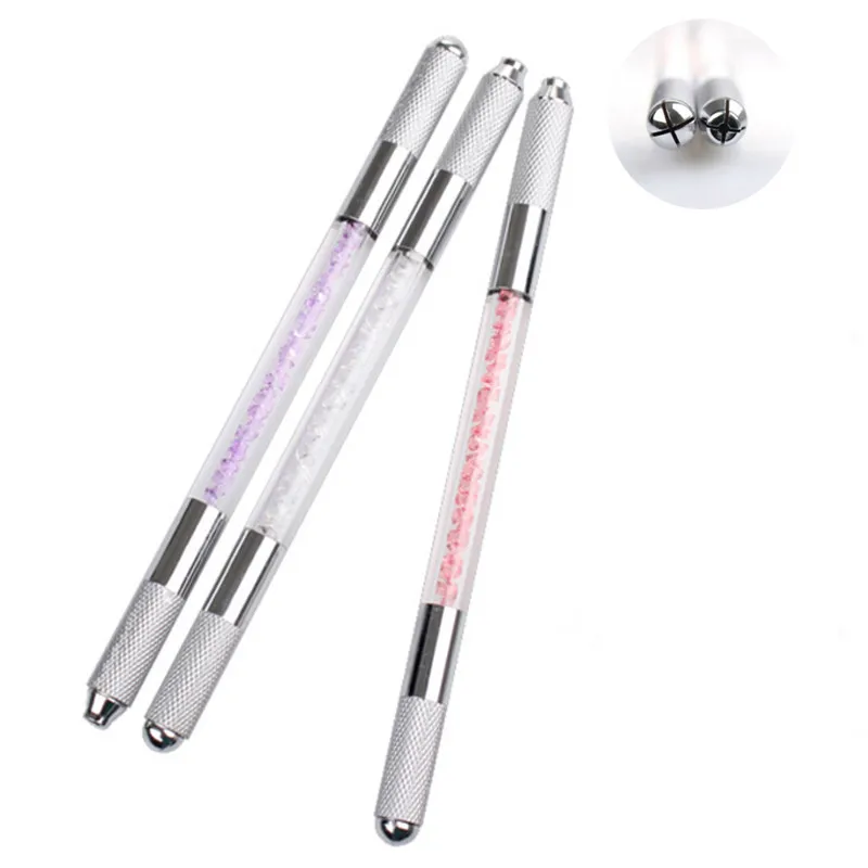 

Manual Dual-head Permanent Eyebrow Tattoo Pen 3D Microblading Embroidered Eyebrow Makeup Tattooing Machine Microblading Pen Gun
