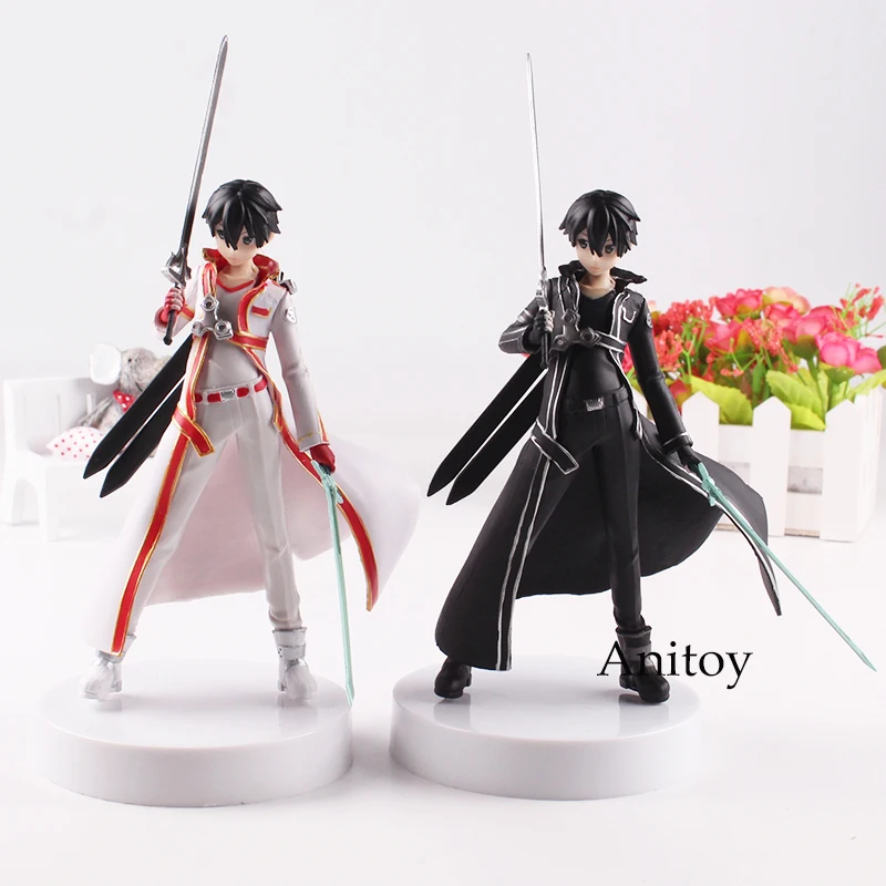 

Sword Art Online Figure Anime Kirito Kirigaya Kazuto Action Figure 2 Colors Toys 16cm