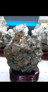 

Display Specimens NATURAL pyrite SPECIMEN STONE+stand
