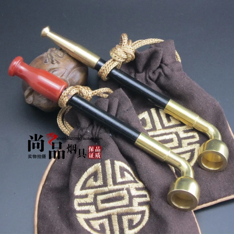 Китайская традиционная Ретро длинная трубка табачная дымовая сумка|bag bag|pipe longbag