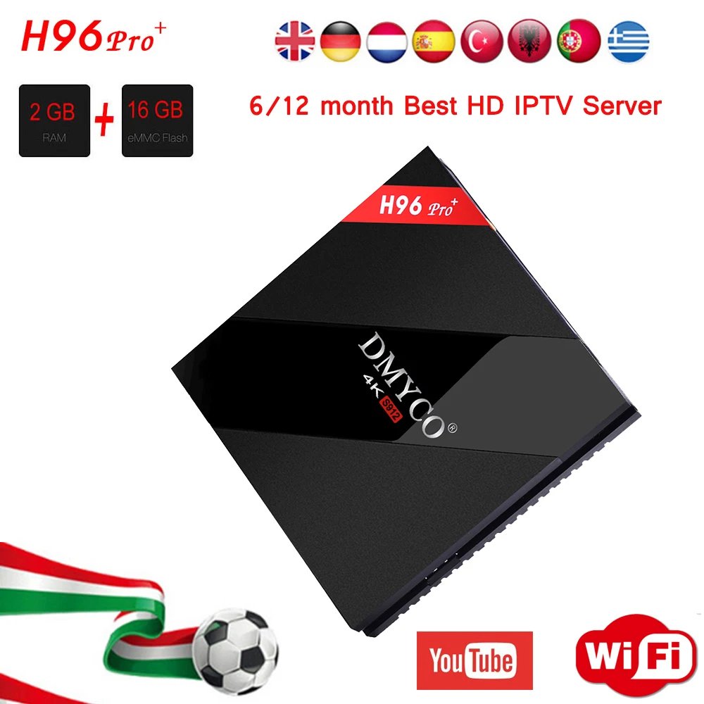 Hot H96 pro+ Plus Amlogic S912 Android 7.1 TV Box 4K ultra HD Smart TV Box+6 month/12 month Best HD live European channels Hot H96 pro+ Plus Amlogic S912 Android 7.1 TV Box 4K ultra HD Smart TV Box+6 month/12 month Best HD live European channels