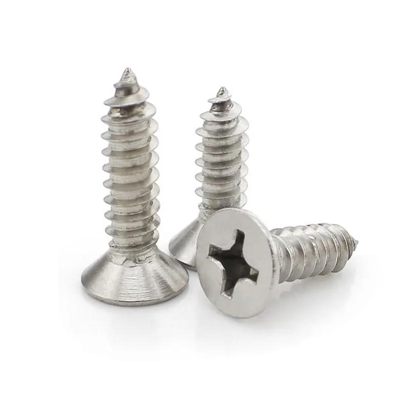 100pcs/lot KA StainlessSteel Flat Countersunk Head Philips Self Tapping Screw M1 M1.2 M1.4 M1.5 M1.7 M2 M2.2 M2.3 M2.6 M3 | Обустройство