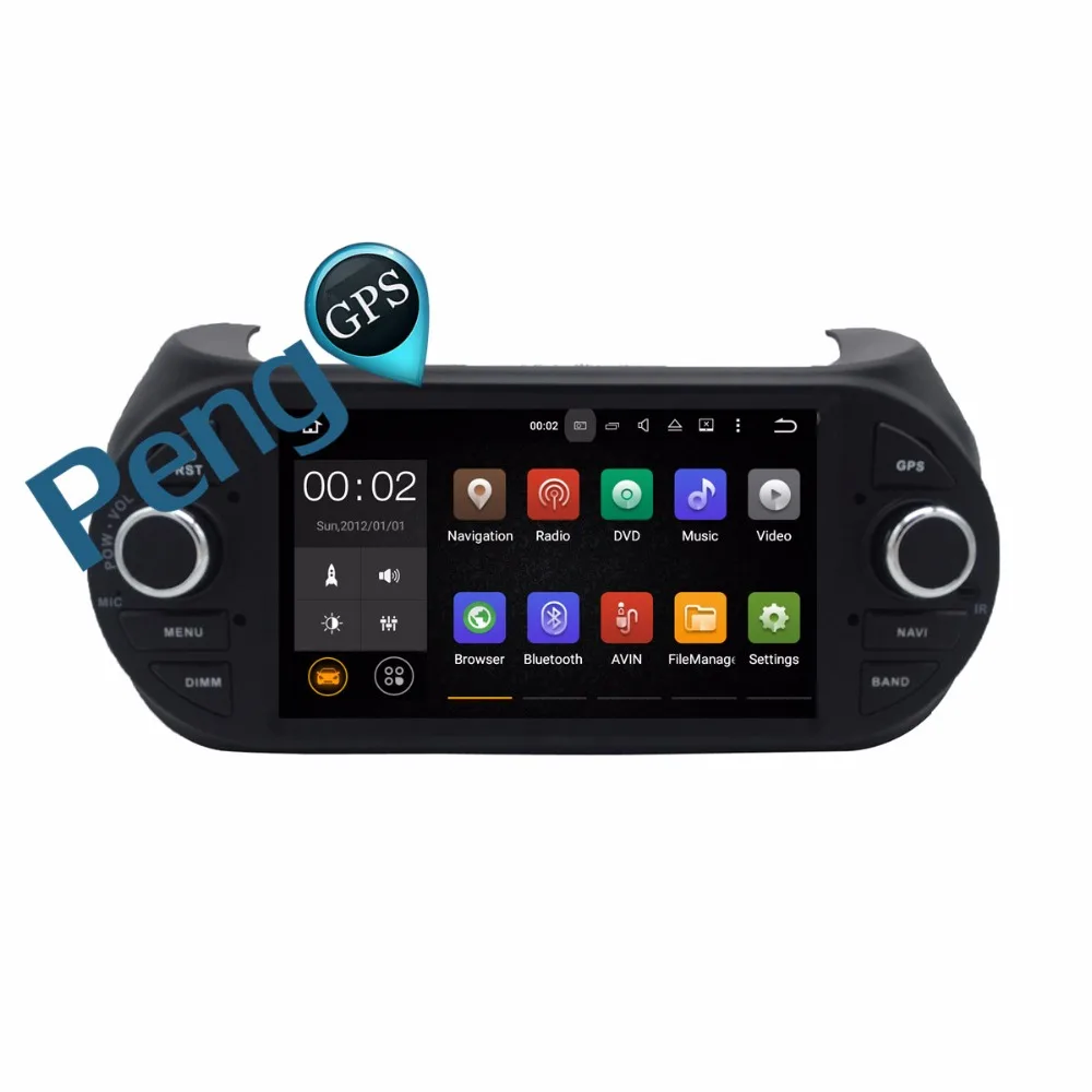 Flash Deal 2 Din Android 8.0 Car Radio DVD GPS Navigation for FIAT Fiorino Qubo Citroen Nemo Peugeot Bipper 2008-2016 Autostereo Headnnit 4