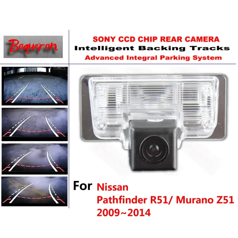 for Nissan Pathfinder R51/ Murano Z51 09~14 CCD Car Backup Parking Camera Intelligent Tracks Dynamic Guidance Rear View Camera for Nissan Pathfinder R51/ Murano Z51 09~14 CCD Car Backup Parking Camera Intelligent Tracks Dynamic Guidance Rear View Camera