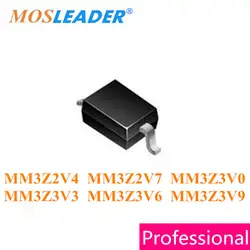 Mosleader 3000 шт SOD323 MM3Z2V4 MM3Z2V7 MM3Z3V0 3 V MM3Z3V3 3,3 V MM3Z3V6 3,6 V MM3Z3V9 3,9 V 0805 Китайский Высокое качество