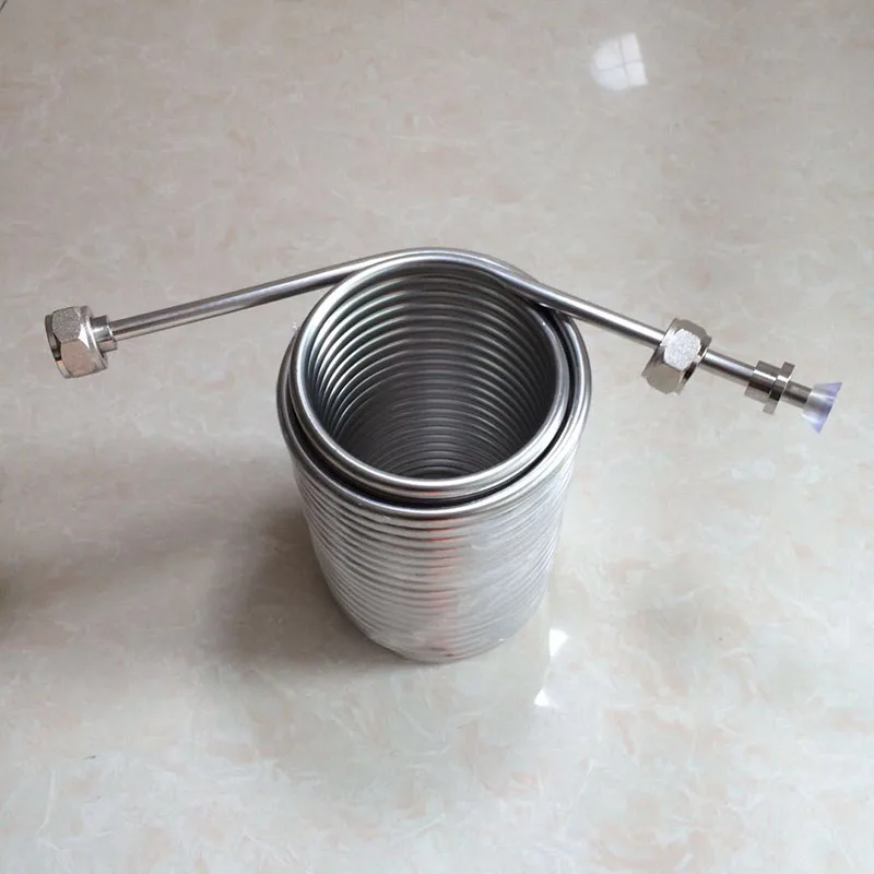 Build Your kegerator Beer Jockey Box coil cooler tap with comensator set