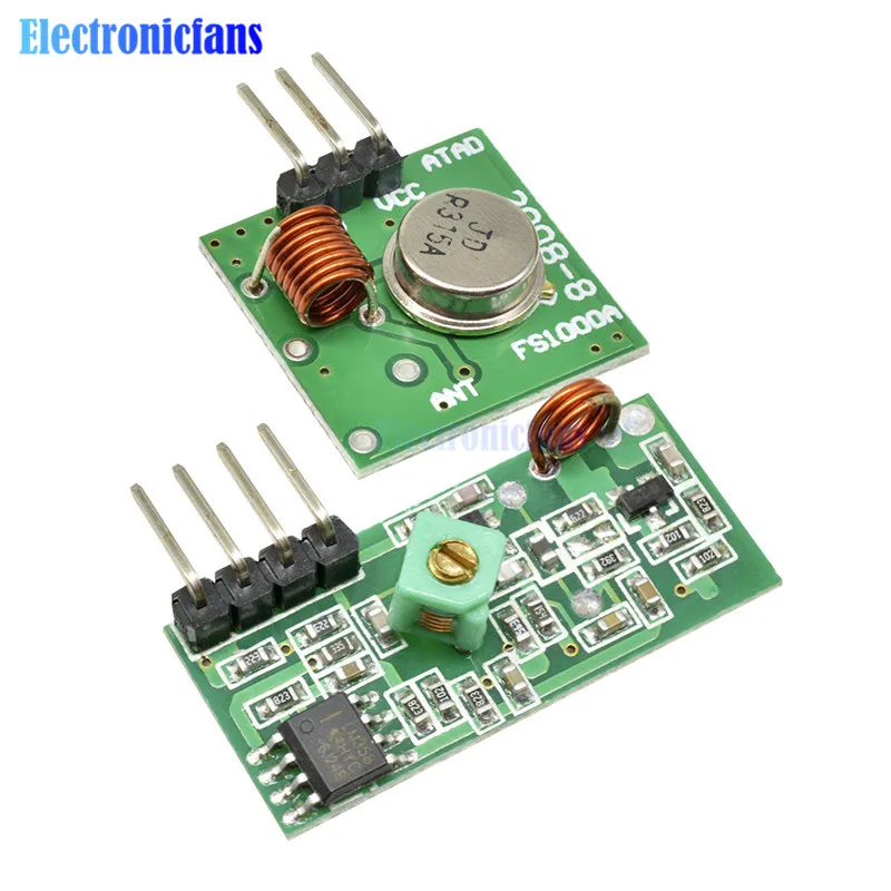 315Mhz радиочастотный передатчик и приемник link kit для Arduino/ARM/MCU WL|kit for arduino|rf