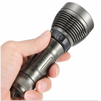

Smuxi 1pcs 8 Modes Diving T6 LED Flashlight Waterproof Super Bright Rechargeable Flashlight Underwater Torch Used 26650 Battery