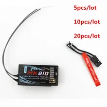 2,4 ГГц 8CH MK810 приемник(AR8000) Digital Spread модуляции 2 приемника Поддержка PPM DX8JR DX7 для Quadcopter Вертолет