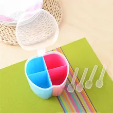 Коробки для специй круглый яблоко квадратной формы приправа коробка пластиковые банки для приправ банка кухня хранения бутылок пластиковый контейнер с крышкой