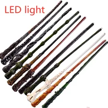 LED light Harry Potter Magic Wand Deathly Hallows Hogwarts Gift magic wand Voldemort 1pcs for 21 style Choice Colsplay Prop gift