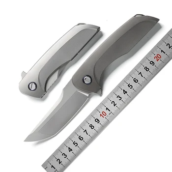 

DICORIA Hokkido tactics folding knife ball bearing M390 blade titanium handle camping hunting outdoor Survival knives EDC Tools