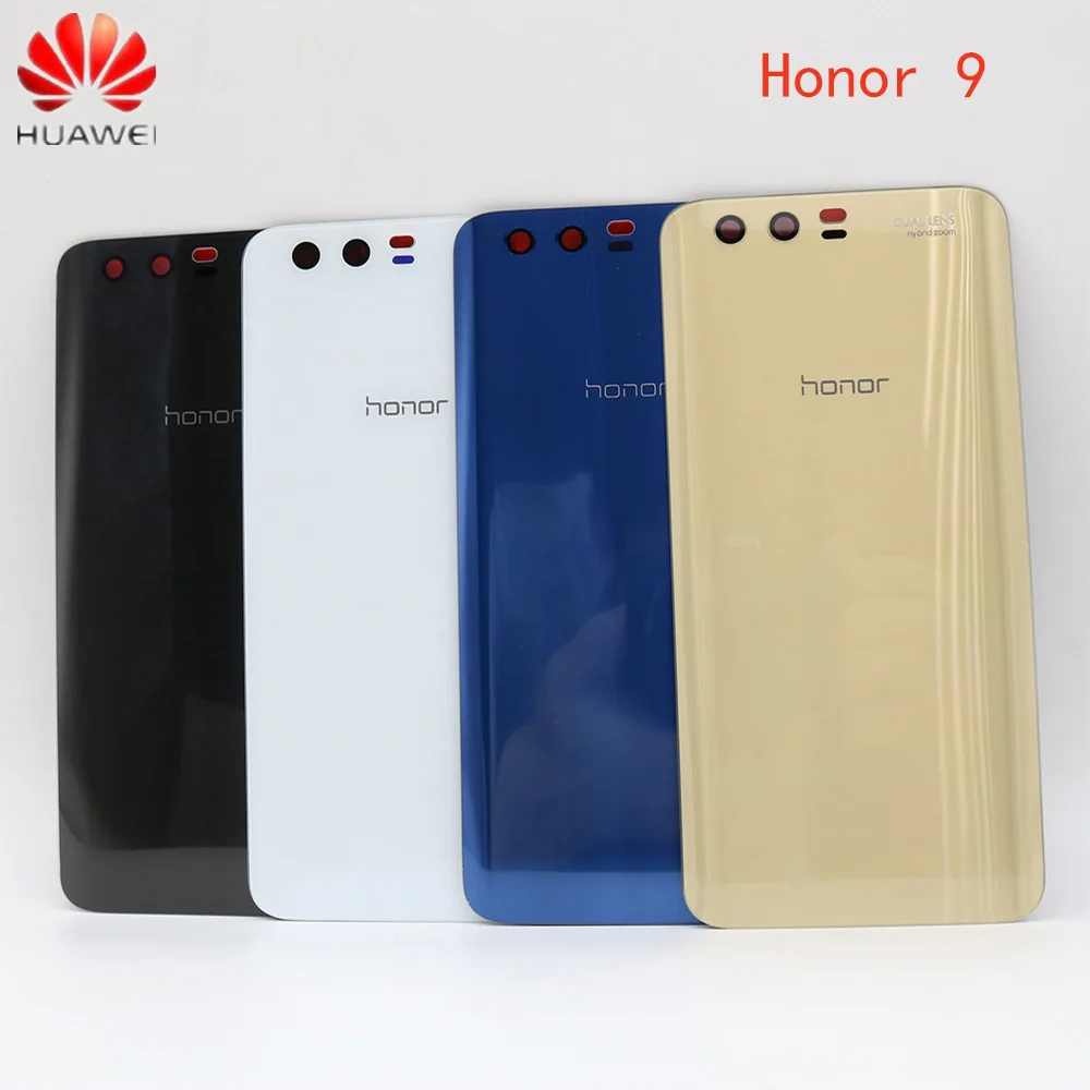 

Original for Huawei Honor 9 Back Glass Battery Cover Rear Door Housing Case Panel For Huawei Honor 9 Back Cover Replacement