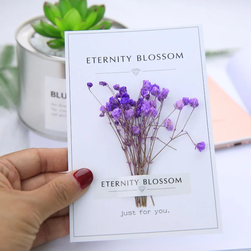  10pcs/lot Creative Flower Paper Greeting Cards Wedding Decoration Cards Birthday Wedding Invitation - 32854816951