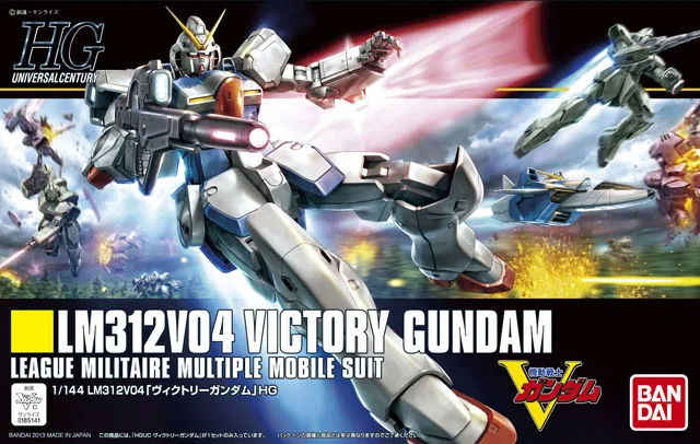 

1PCS Bandai 1/144 HGUC 165 LM312V04 VICTORY V Mobile Suit Assembly Model Kits lbx toys education toys