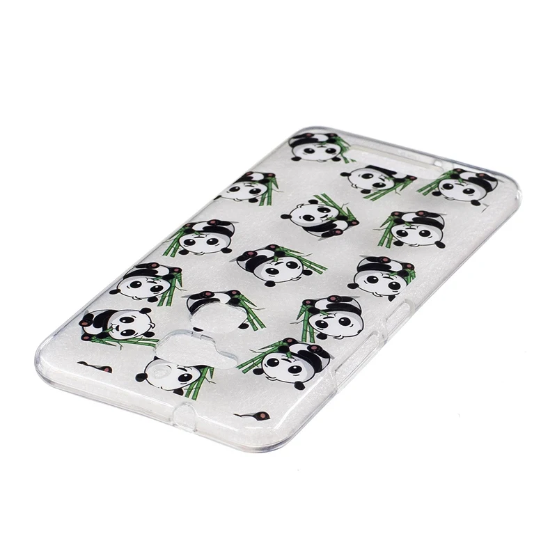 Zc520tl мода мягкий чехол TPU Прекрасный Panda девушка прозрачный силиконовый