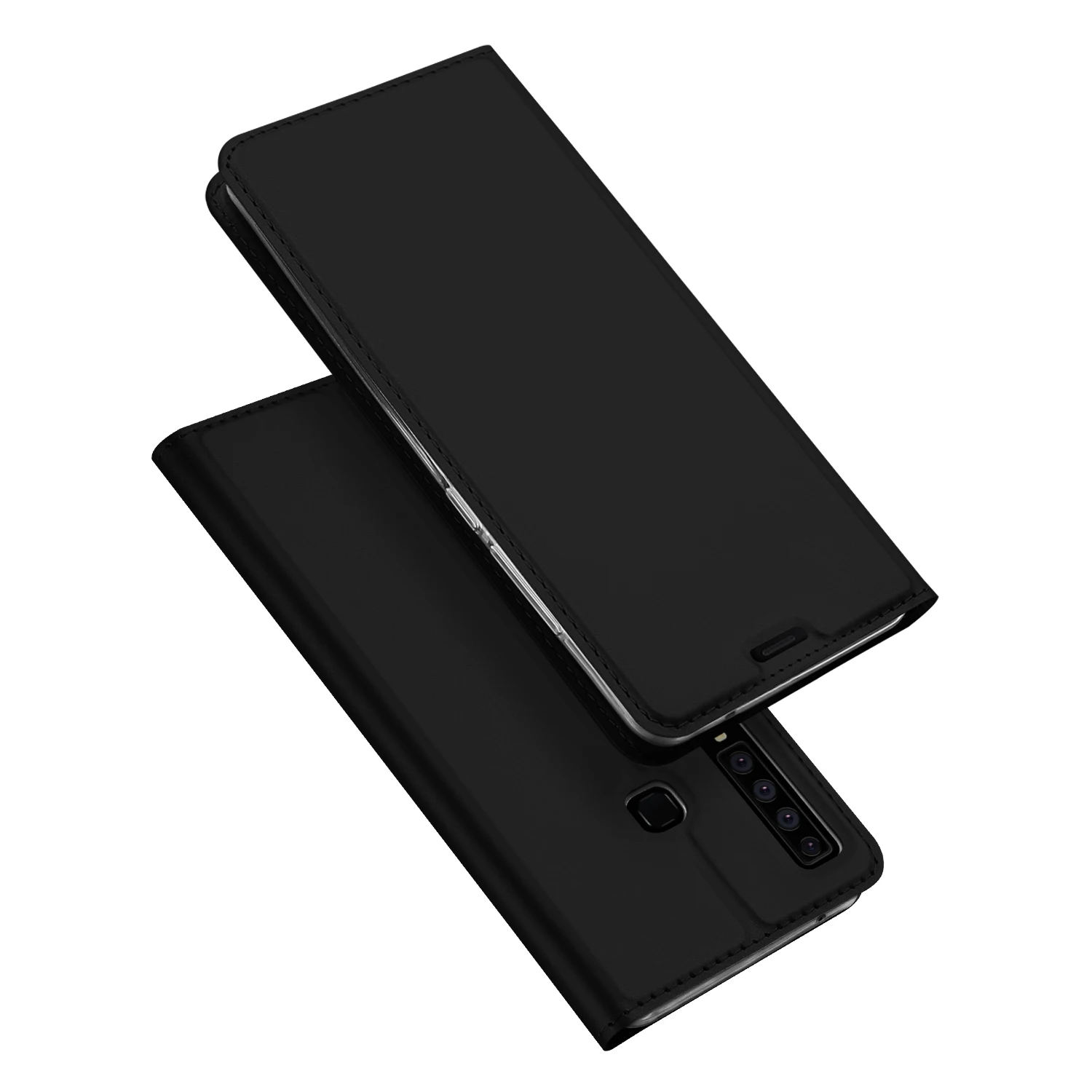 

Flip Case For Samsung Galaxy A9 2018 PU Leather TPU Soft Bumper Protective Card Slot Holder Wallet Stand Cover Mobile Phone Bag