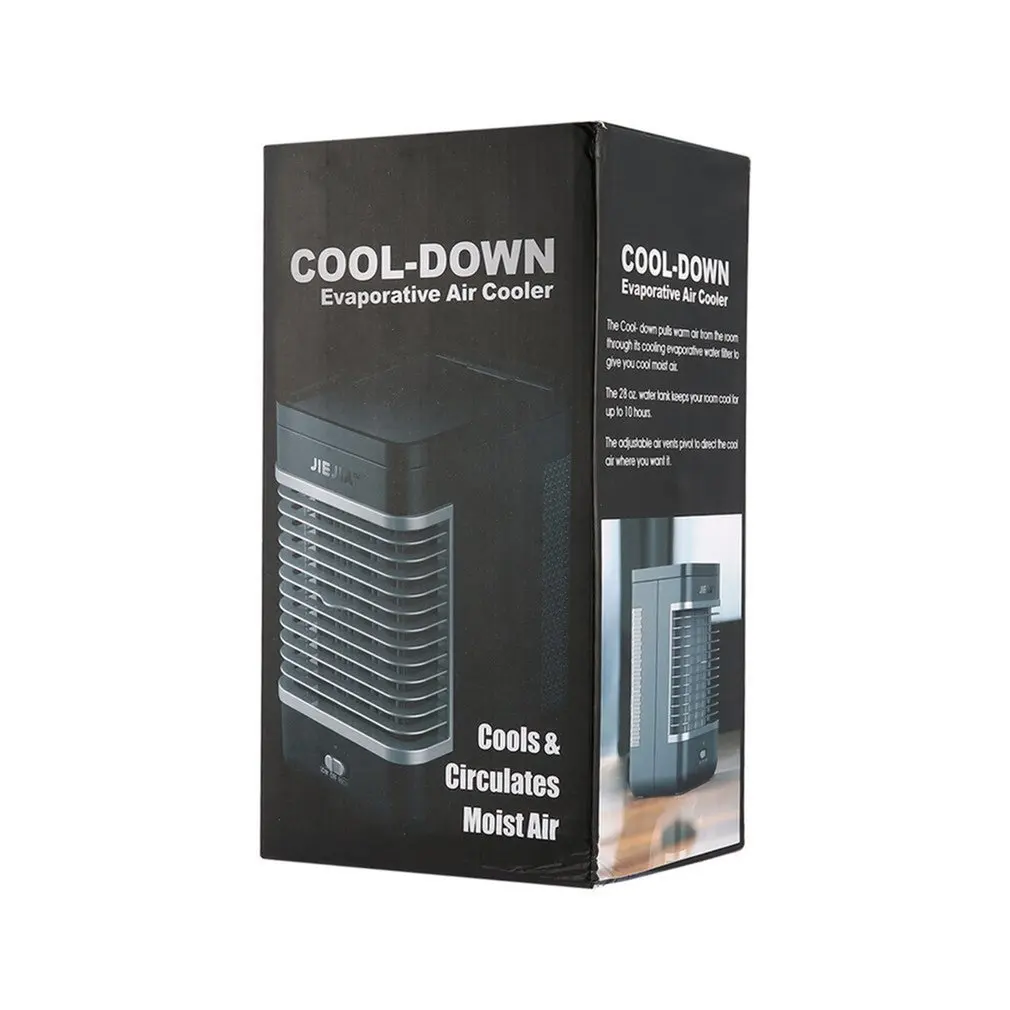 

Cool-down Evaporative Air Cooler Indoor Portable Cooler with Fan & Humidifier Battery Operated with Quiet 2 Speed Fan