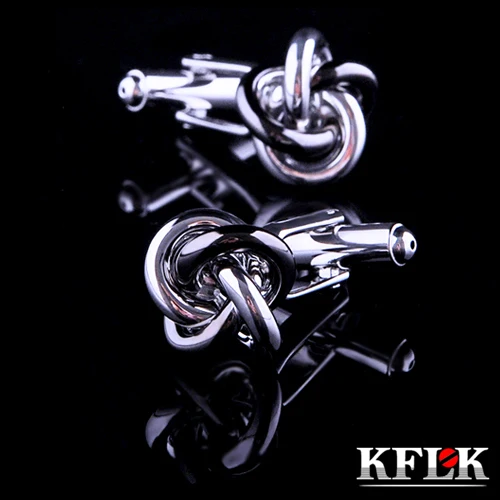 KFLK высокое качество мужские рубашки запонки двухголовые ретро черные манжеты Кнопка Свадебный подарок Кнопка Новые продукты