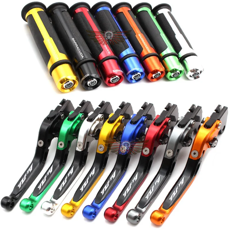 

8 Colors New CNC Folding Extendable Motorcycle Brake Clutch Levers For Yamaha YZF R1 2002 2003 Laser Logo(YZF R1)