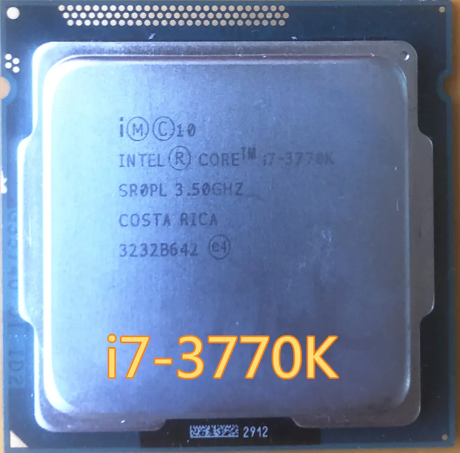 Lntel Core i7-3770K i7 3770K 3,5 ГГц/8 МБ 4 ядра разъем 1155/5 GT/s DMI настольный процессор i7-3770K