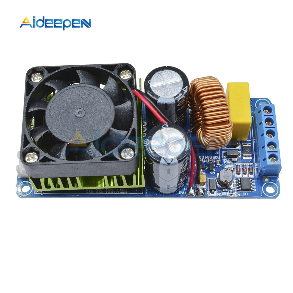 

IRS2092S DC 500W Mono Channel Digital Amplifier Class D HIFI Power Amp Board Module Short Circuit Protection 20Hz-20KHz