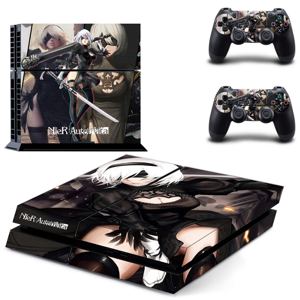 Наклейка для игровой консоли NieR:Automata PS4 наклейка Sony PlayStation 4 и контроллера