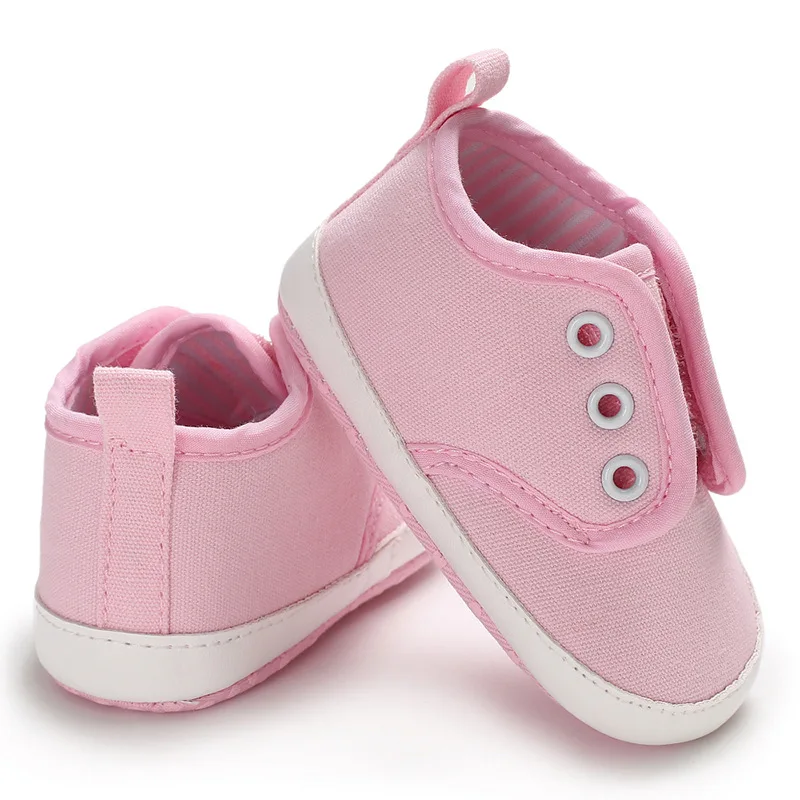 Весна и осень Для мужчин и Для женщин маленьких От 0 до 1 года холст Повседневное обувь для малышей обувь