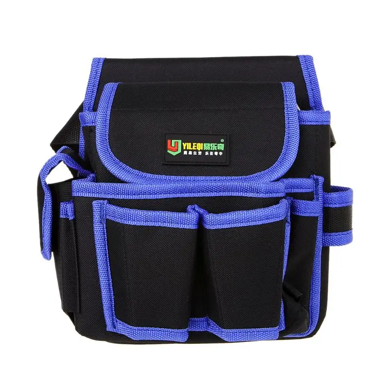 

2019 New Portable Multi-Pockets Waist Tool Bag Utility Kit Electricians Belt Bags Organizer 600D Waterproof Cloth Holder DIY