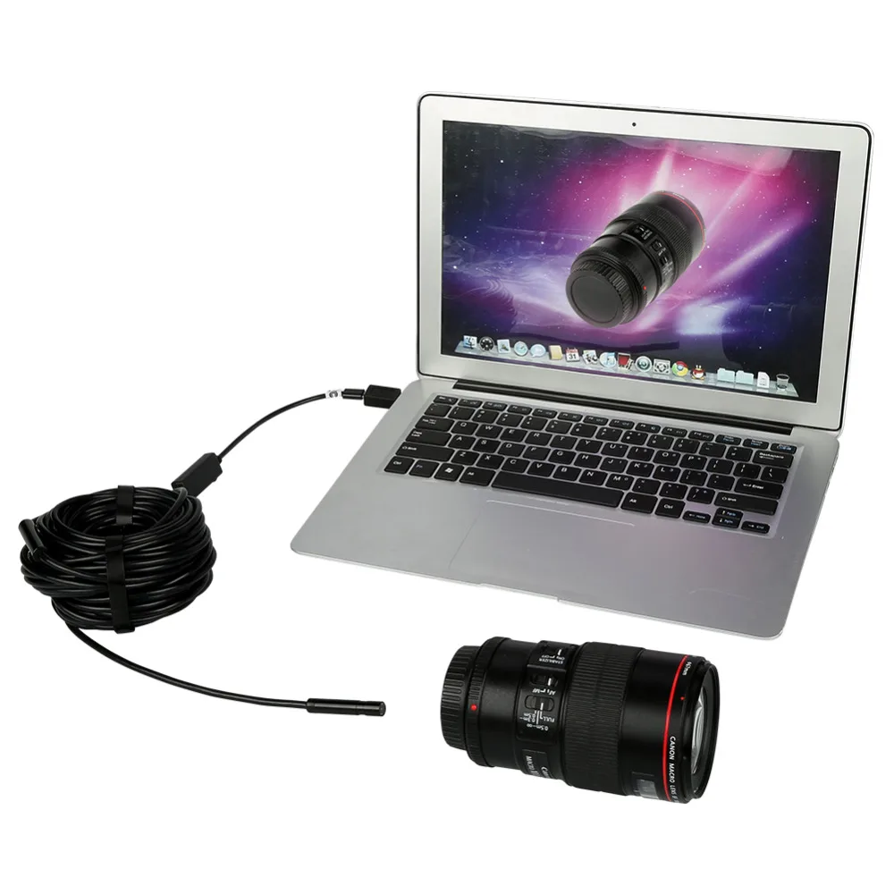 Эндоскоп 15M HD USB WiFi с водонепроницаемой змеиной камерой для смартфонов Android и