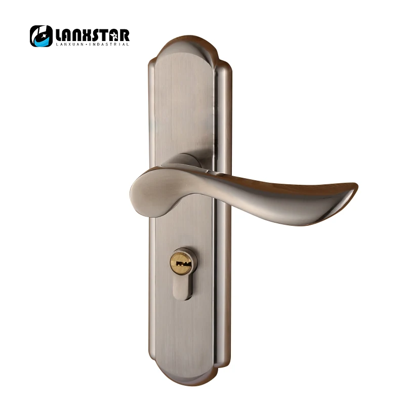 

Genuine Copper Core with Keys Solid T Handle Locks Indoor Outdoor Mute Bearing Strong Wooden Door Gate Versatile Lock