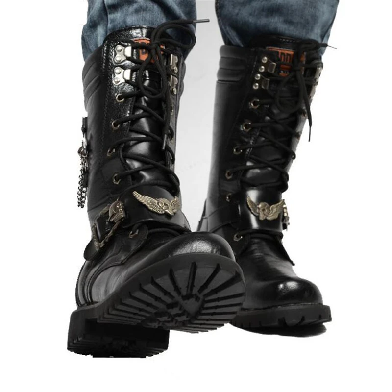 biker boots men
