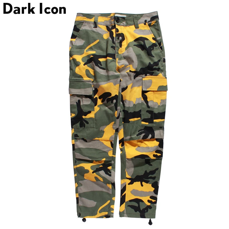 Pantalones Cargo Camuflados Para Hombre Pantalones Largos De