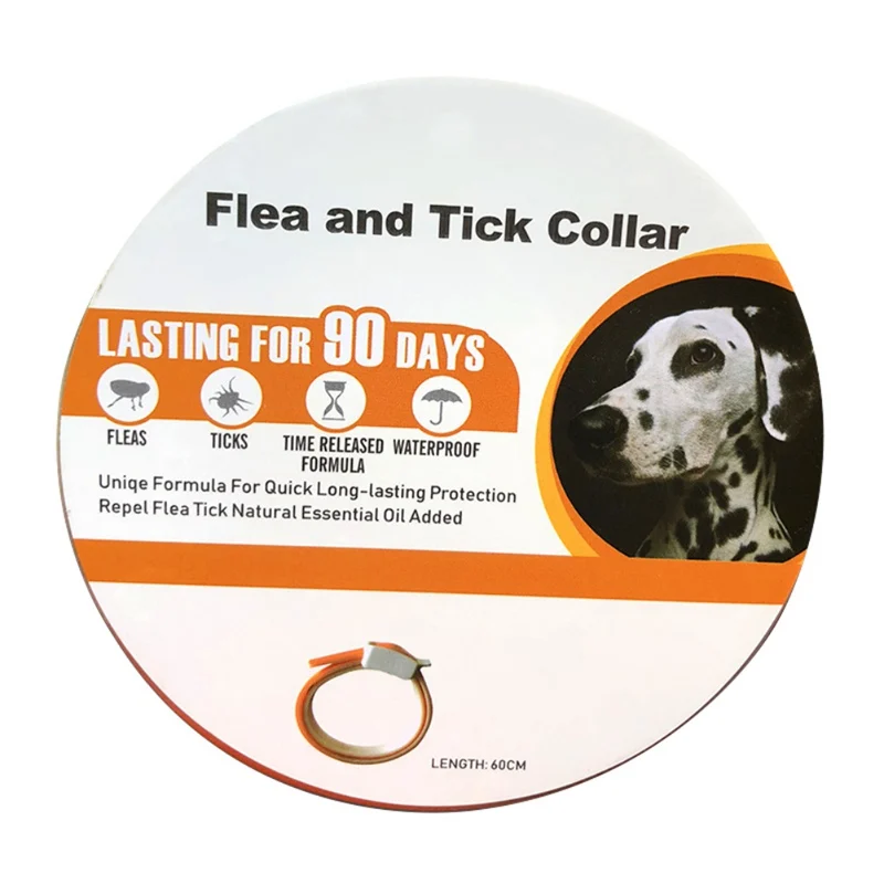 Dog Cat Collar Anti Flea Ticks Mosquitoes Outdoor Protective Adjustable
